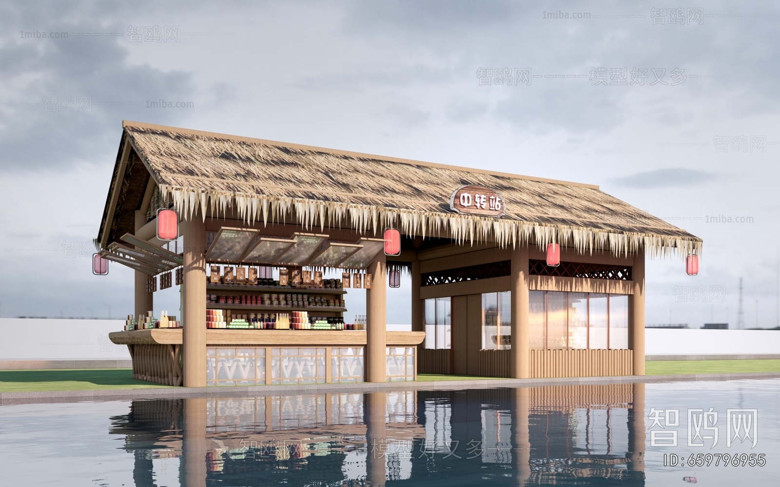 New Chinese Style Building Appearance