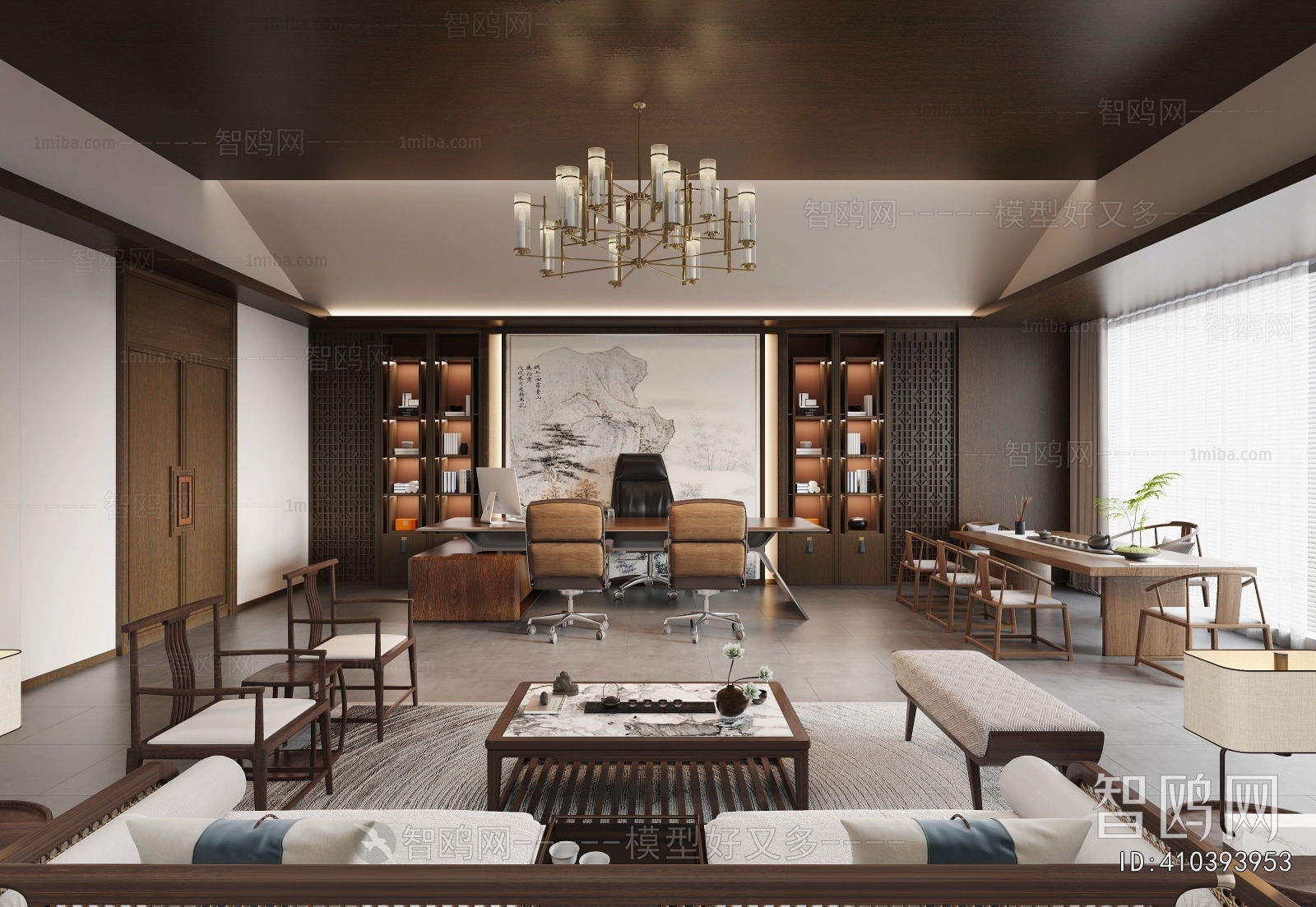 New Chinese Style Manager's Office