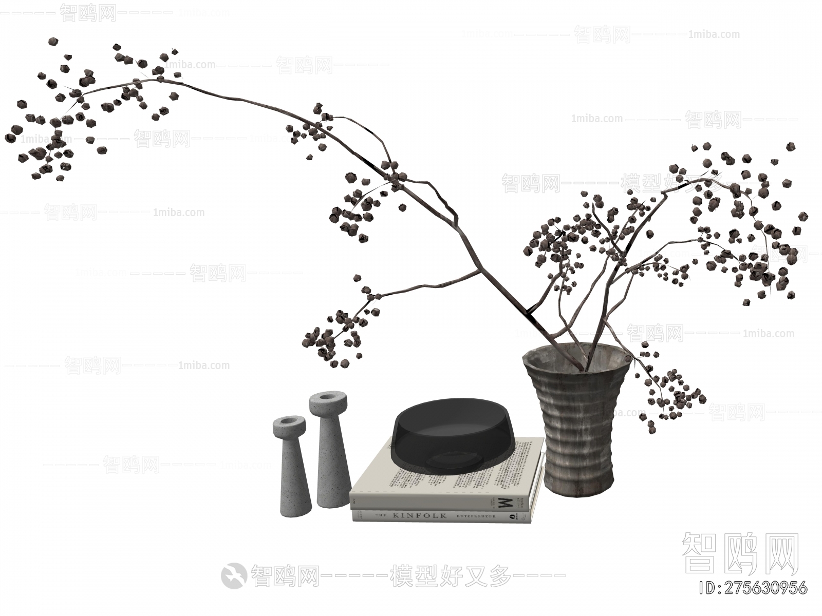 Wabi-sabi Style Dried Branch