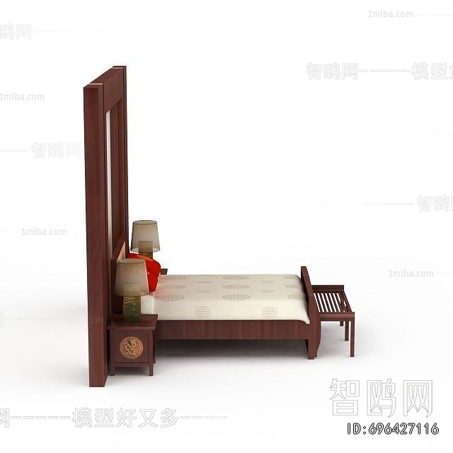 Chinese Style Double Bed