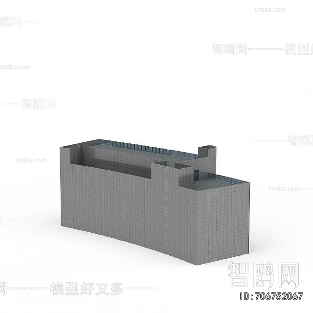 New Chinese Style Appearance Of Commercial Building