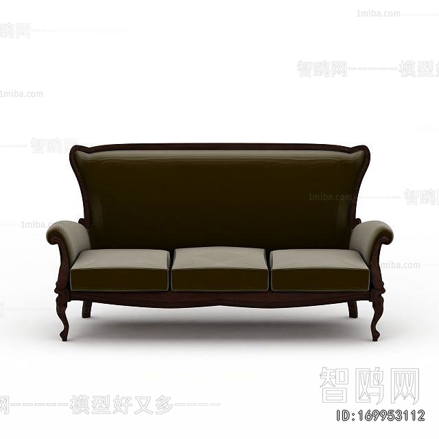 European Style Three-seat Sofa