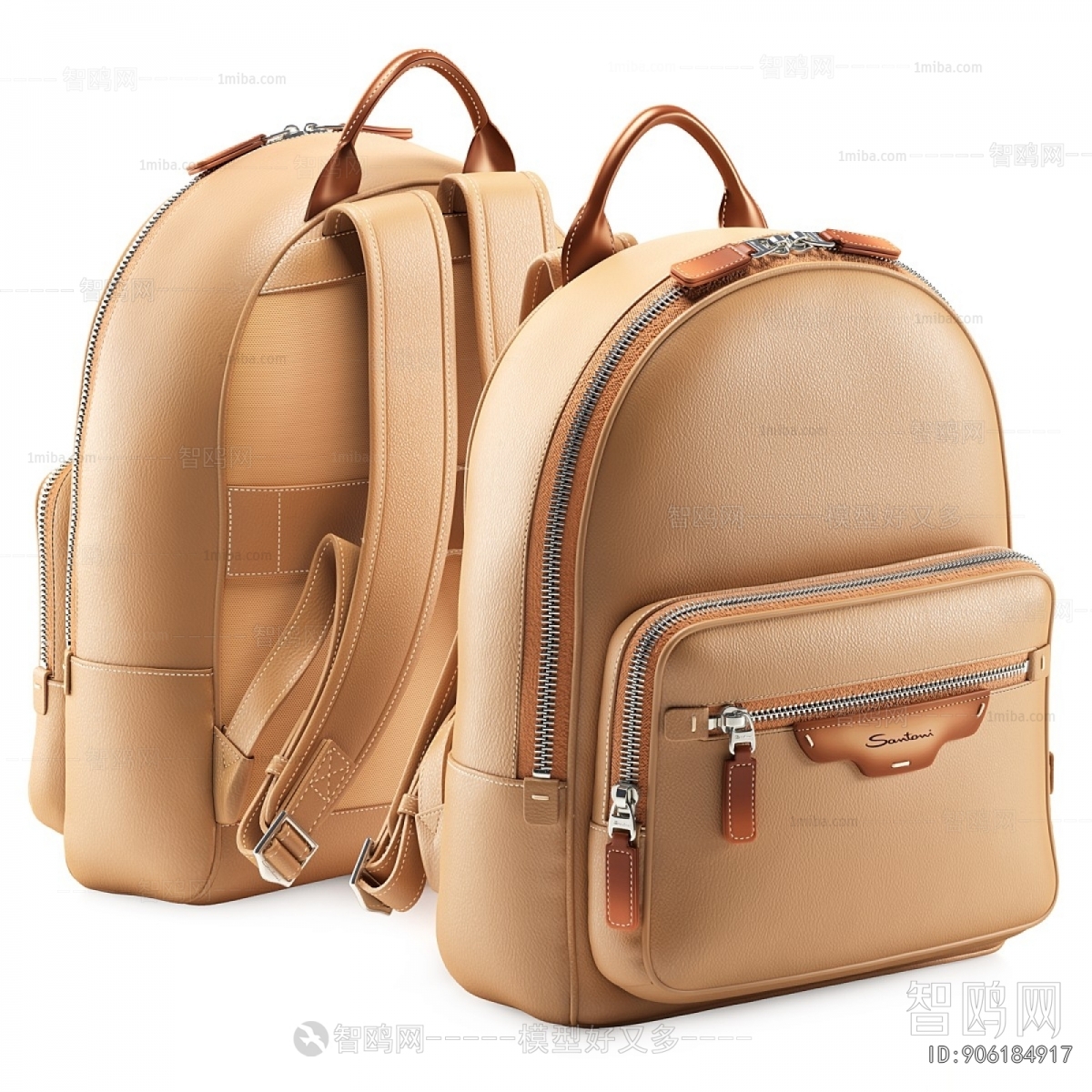 Modern Backpack And Backpack