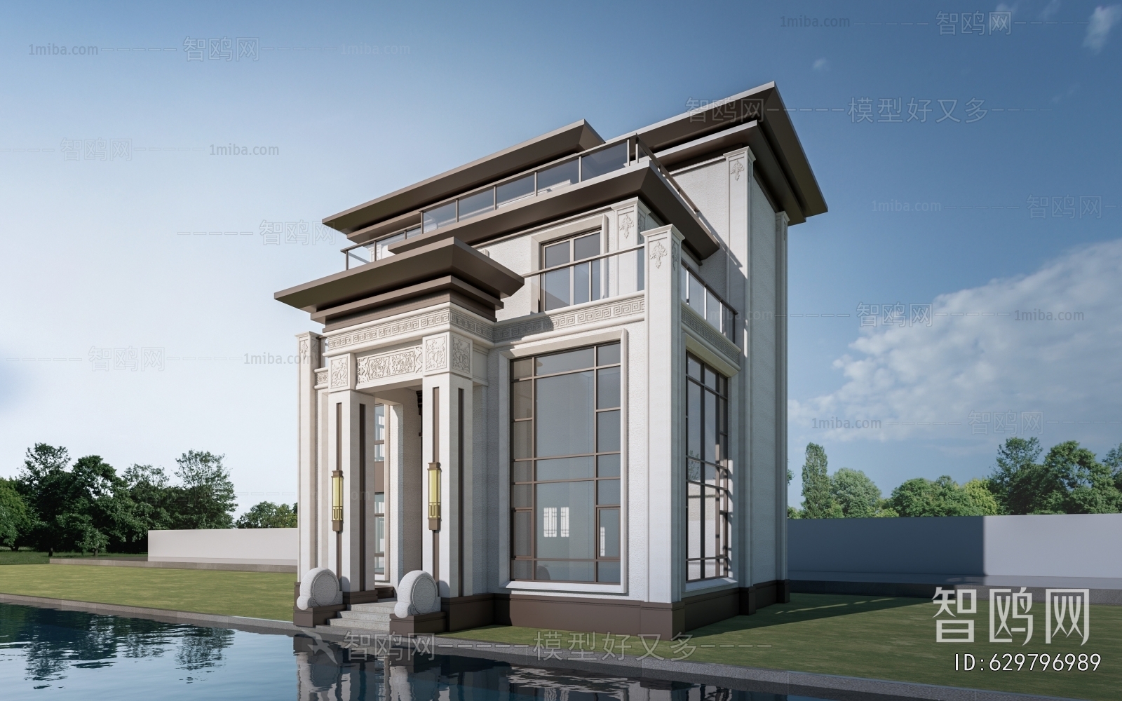 New Chinese Style Detached Villa