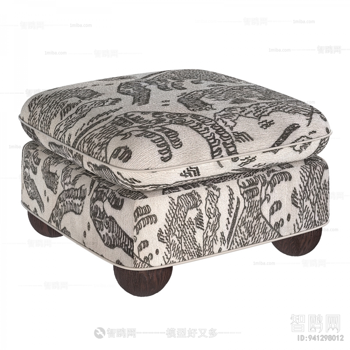 French Style Sofa Stool