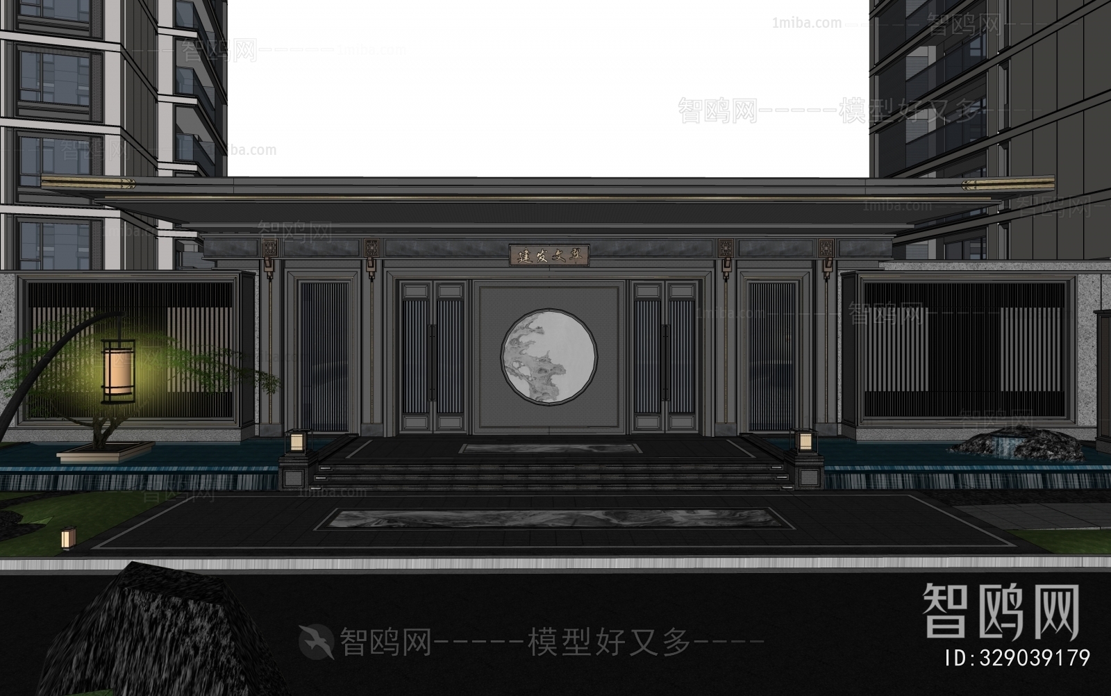 New Chinese Style Gate