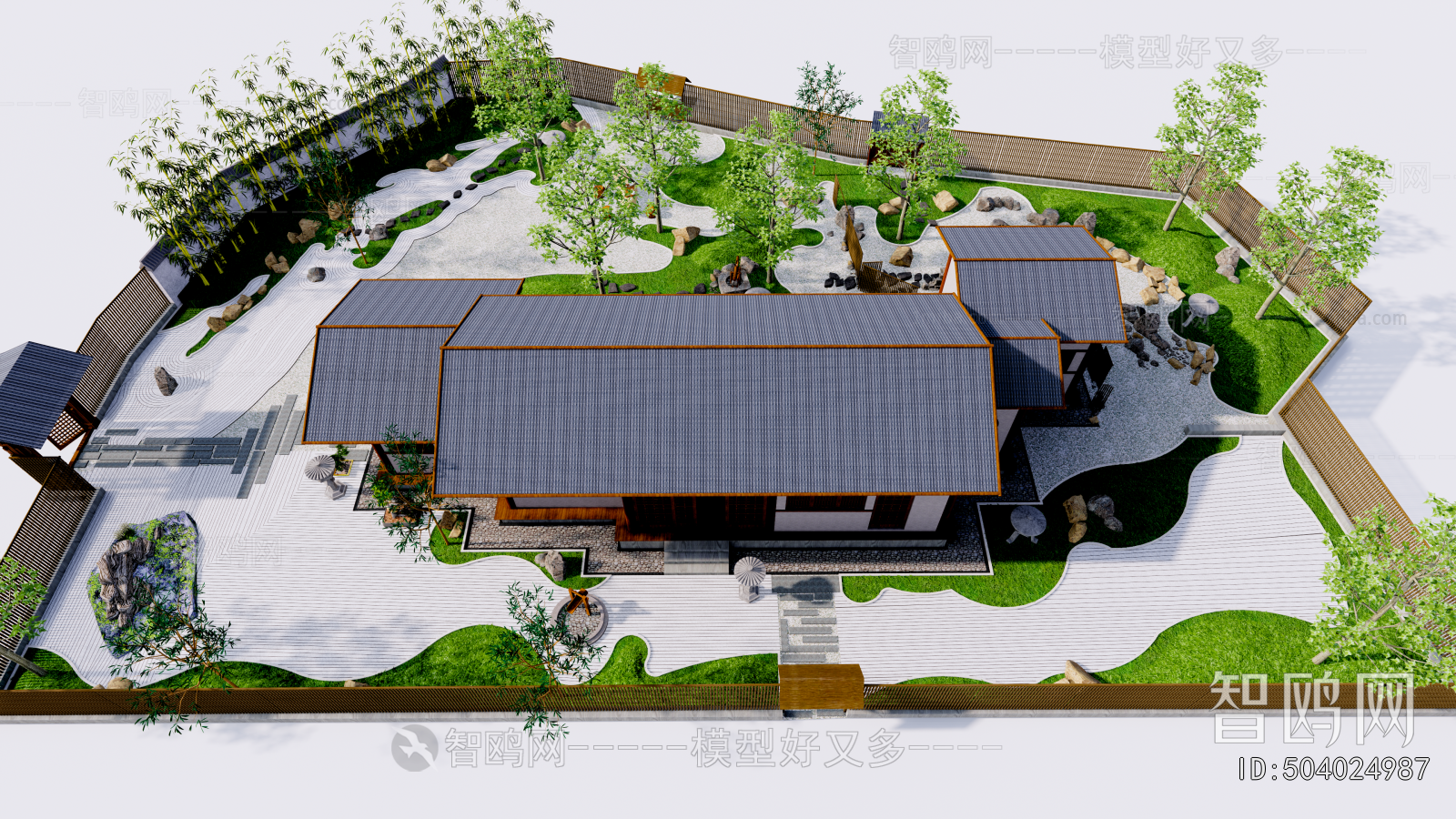 Japanese Style Courtyard/landscape