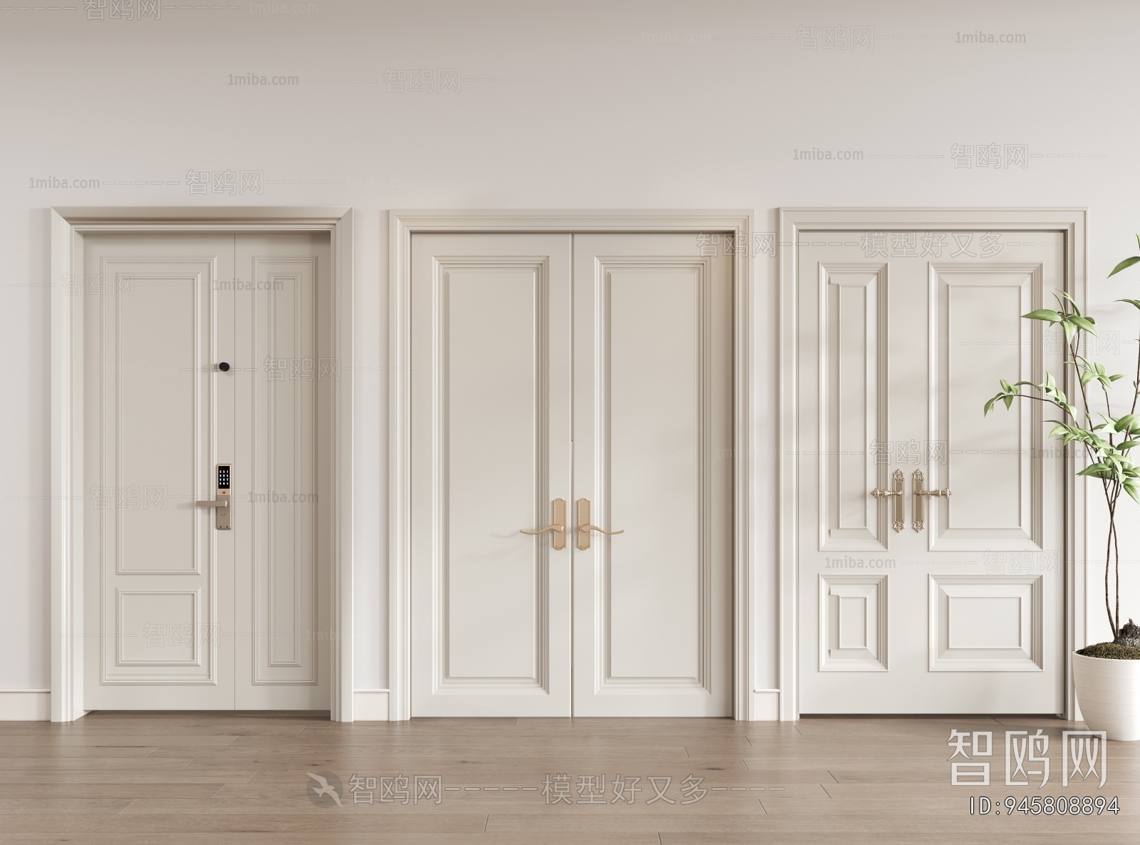 French Style Double Door