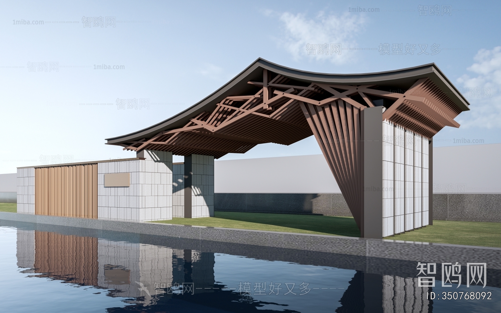 New Chinese Style Facade Element