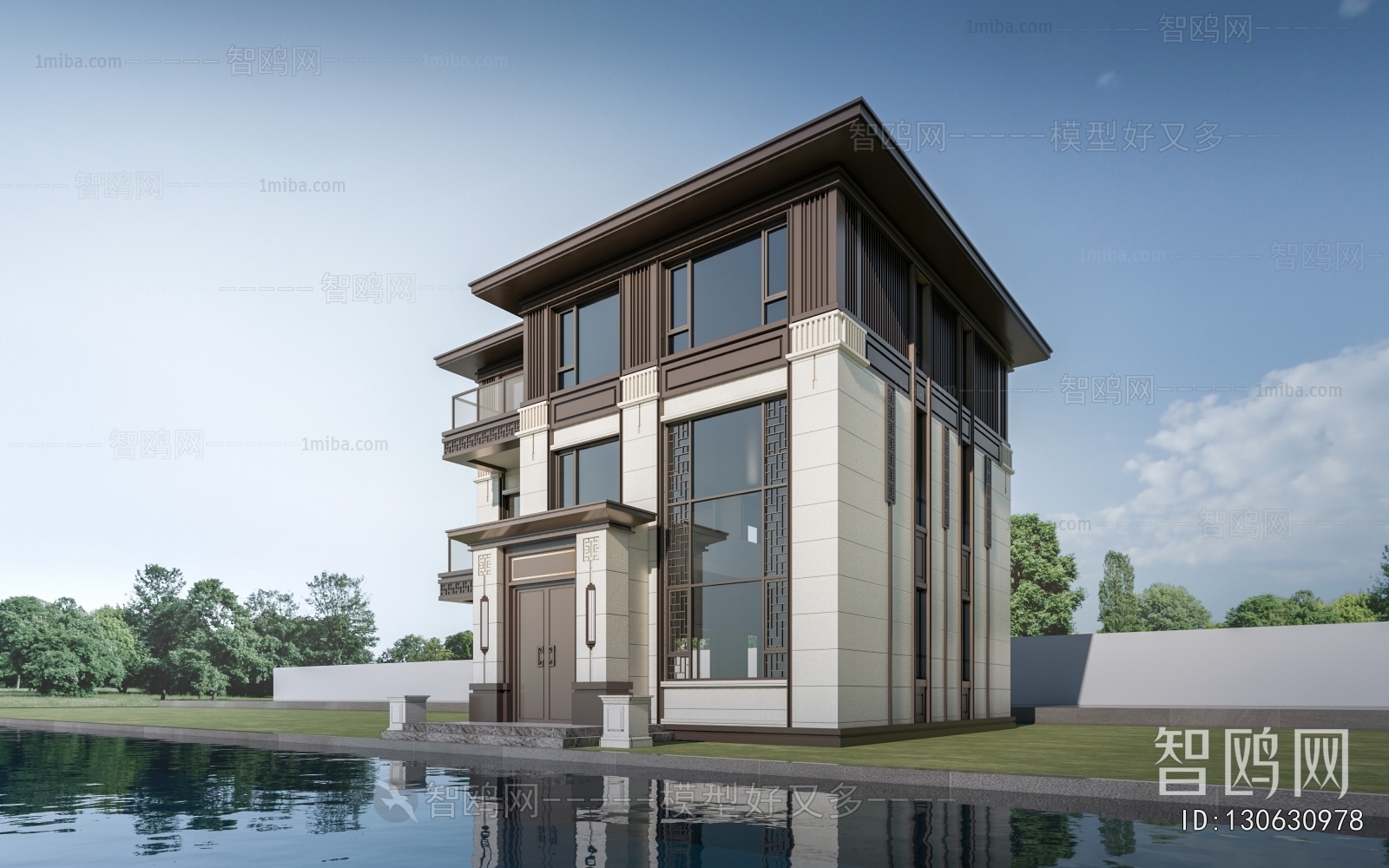 New Chinese Style Detached Villa