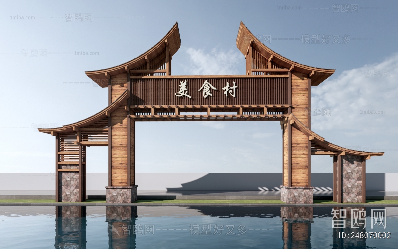New Chinese Style Facade Element