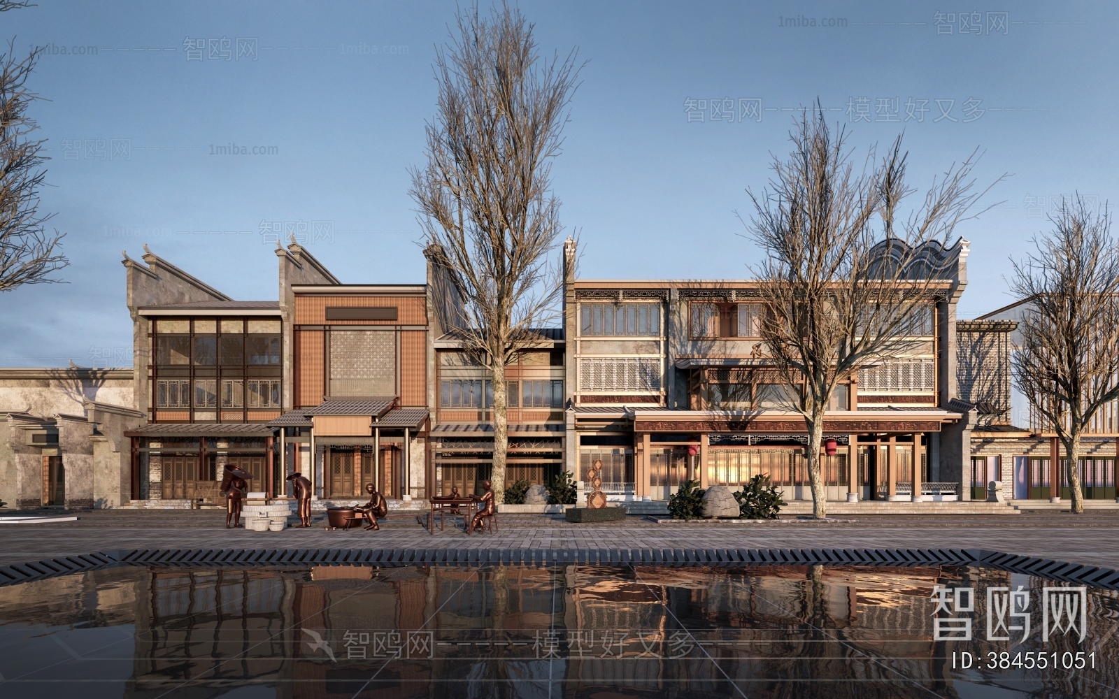 Chinese Style Commercial Street