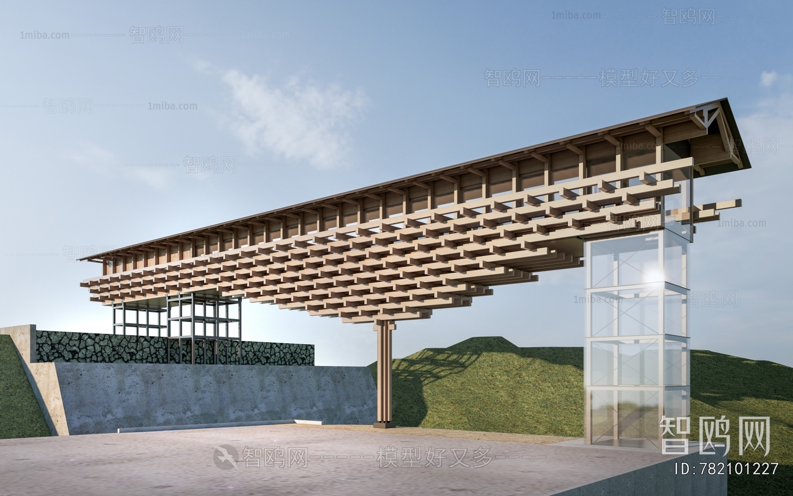 New Chinese Style Facade Element