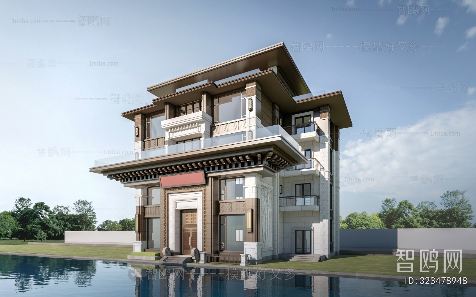 New Chinese Style Detached Villa