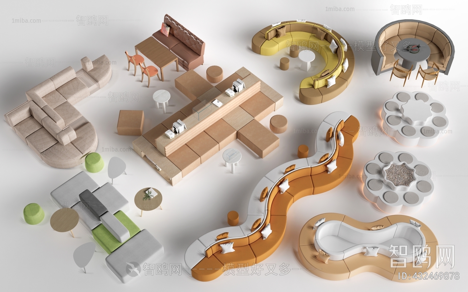 Modern Card Seat Sofa