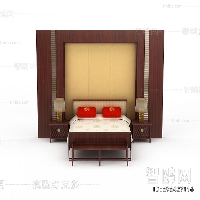 Chinese Style Double Bed
