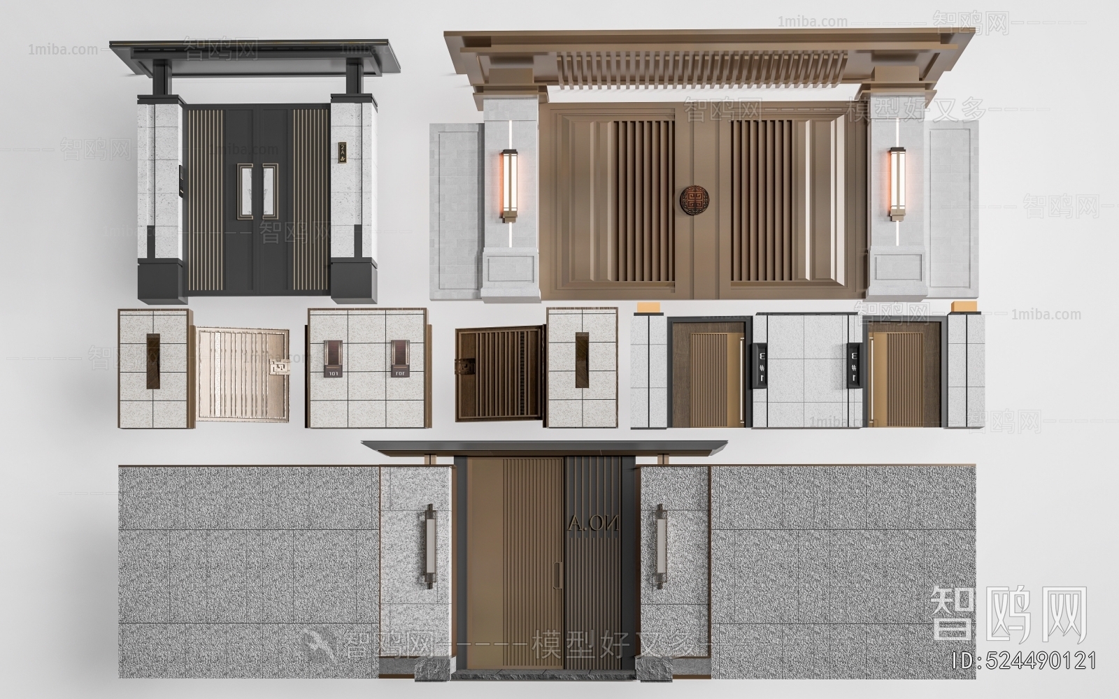 New Chinese Style Gate