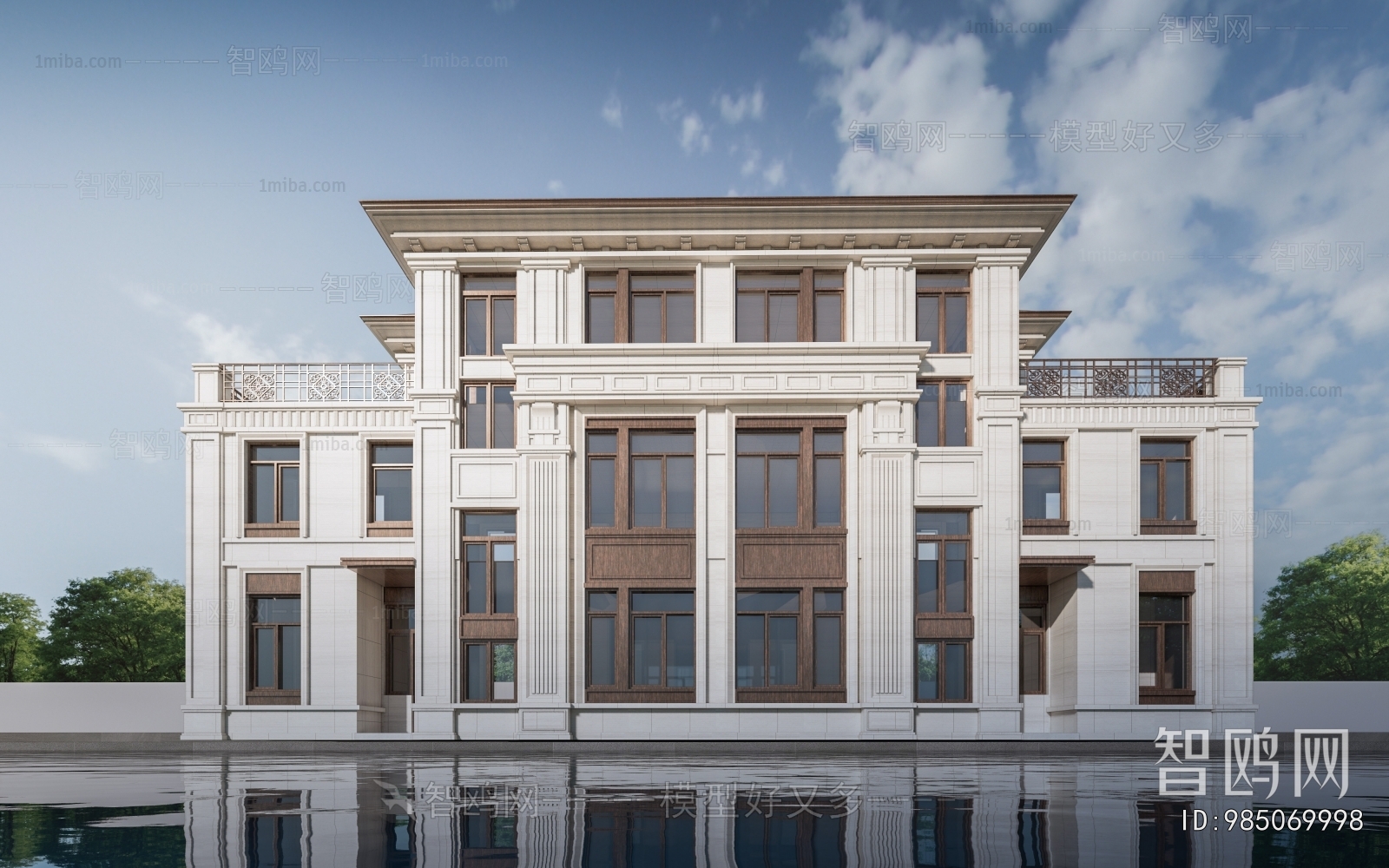 Simple European Style Detached Villa