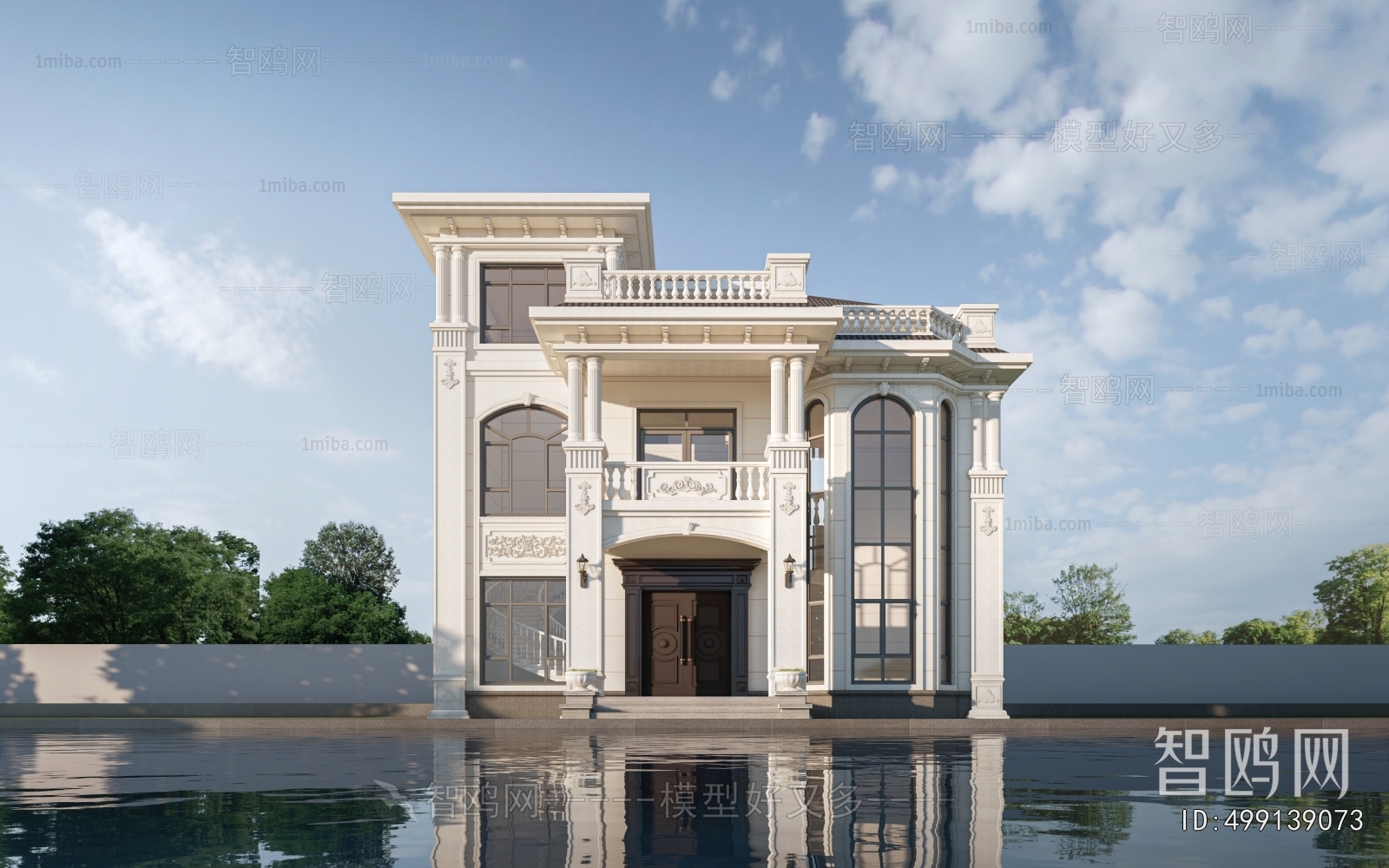 Simple European Style Detached Villa