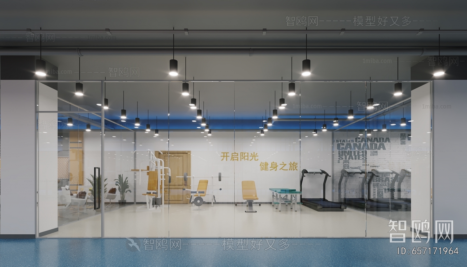 Industrial Style Gym
