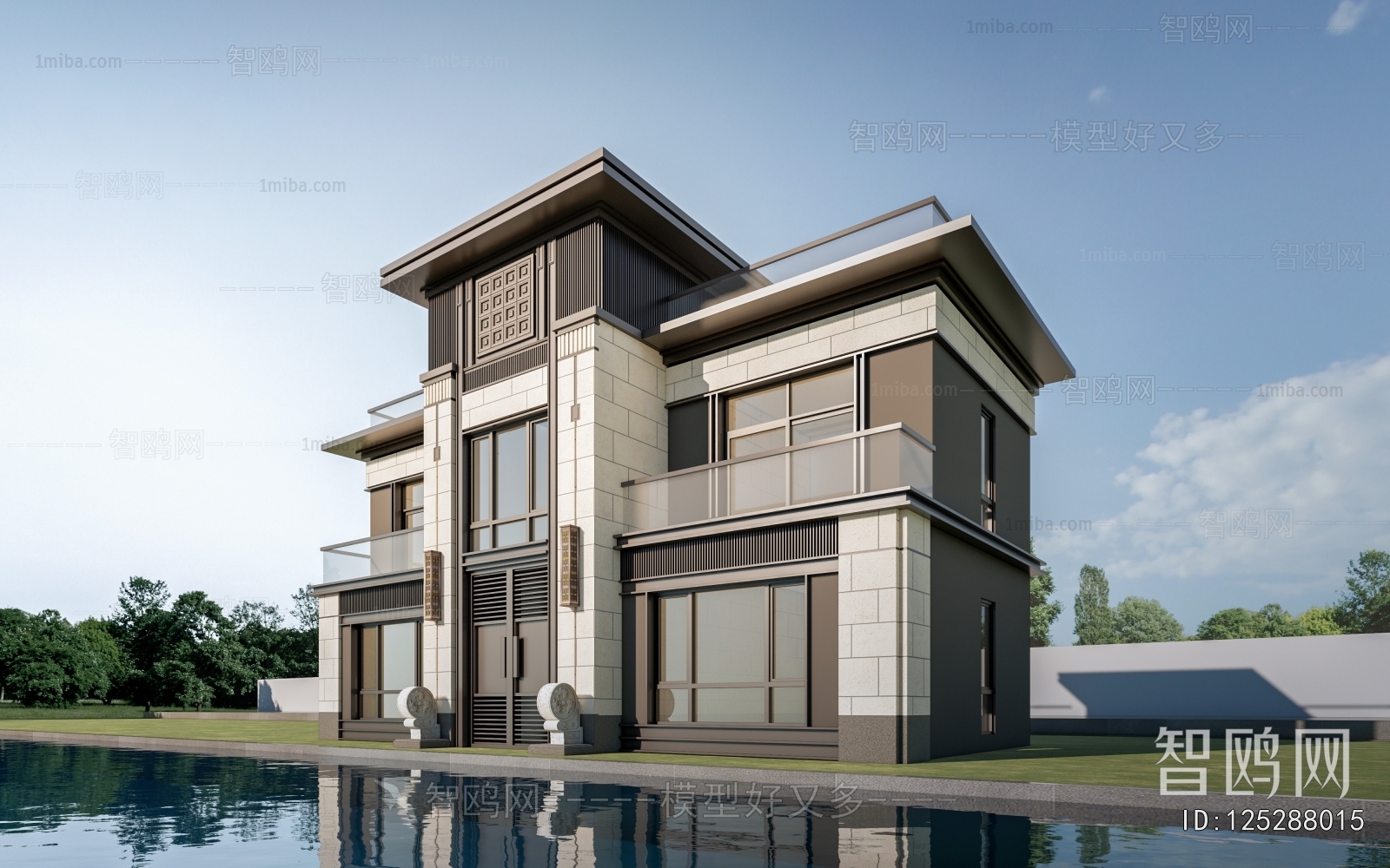 New Chinese Style Detached Villa