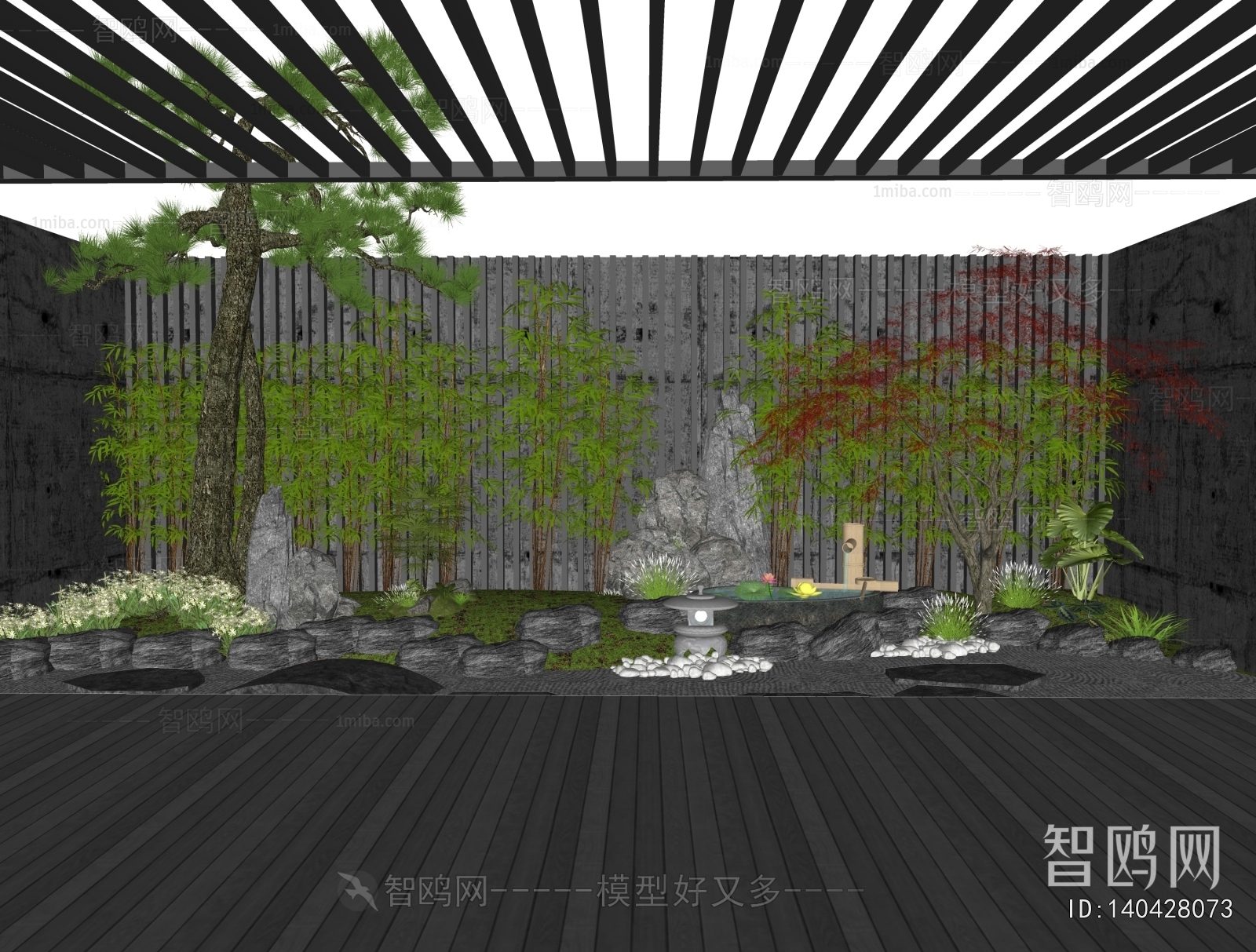 Japanese Style Courtyard/landscape
