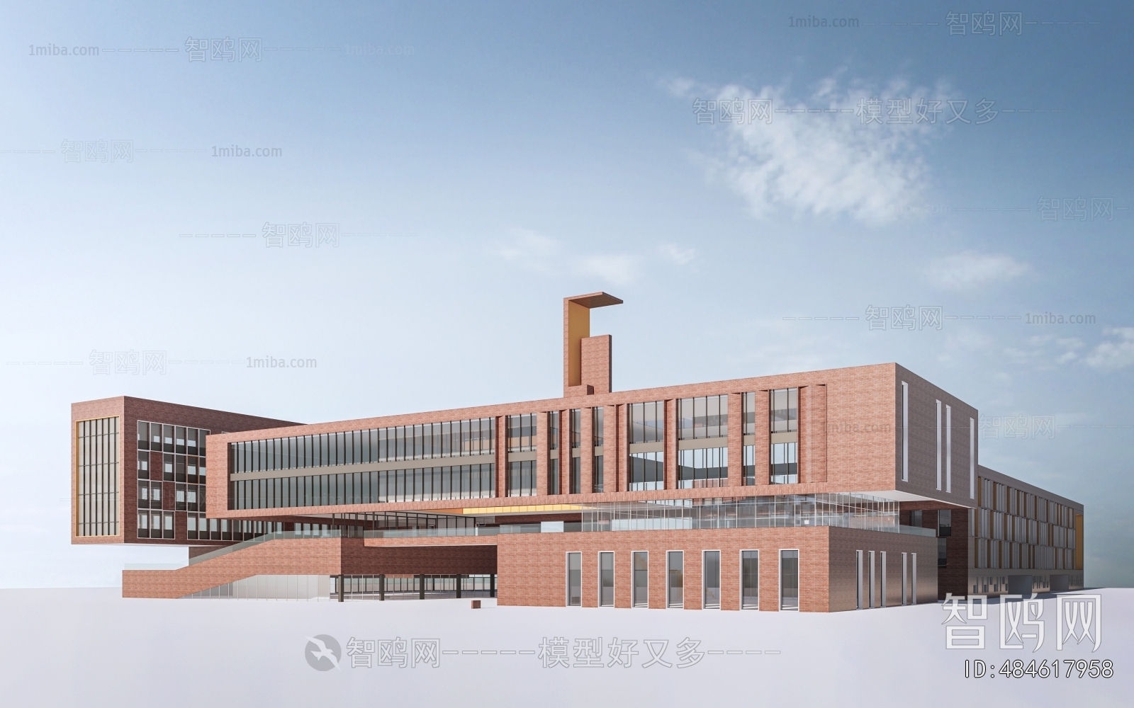 Modern School Building