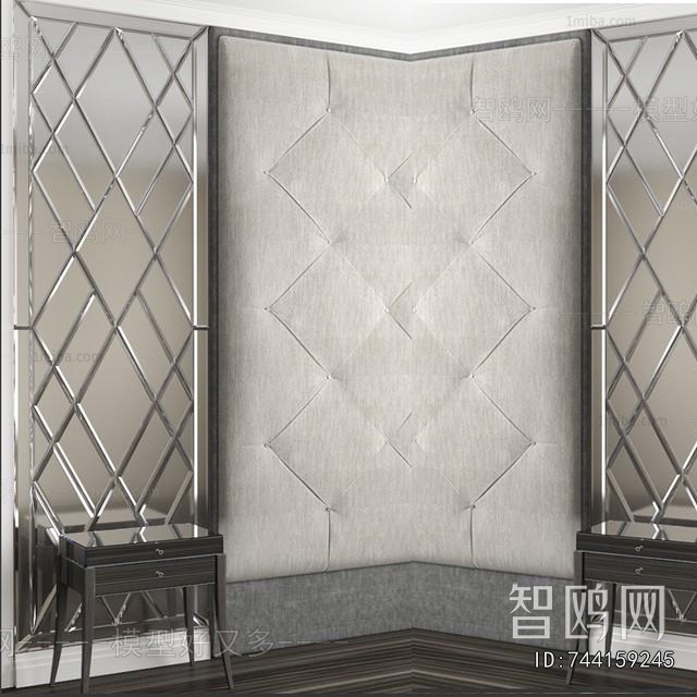 Simple European Style TV Wall