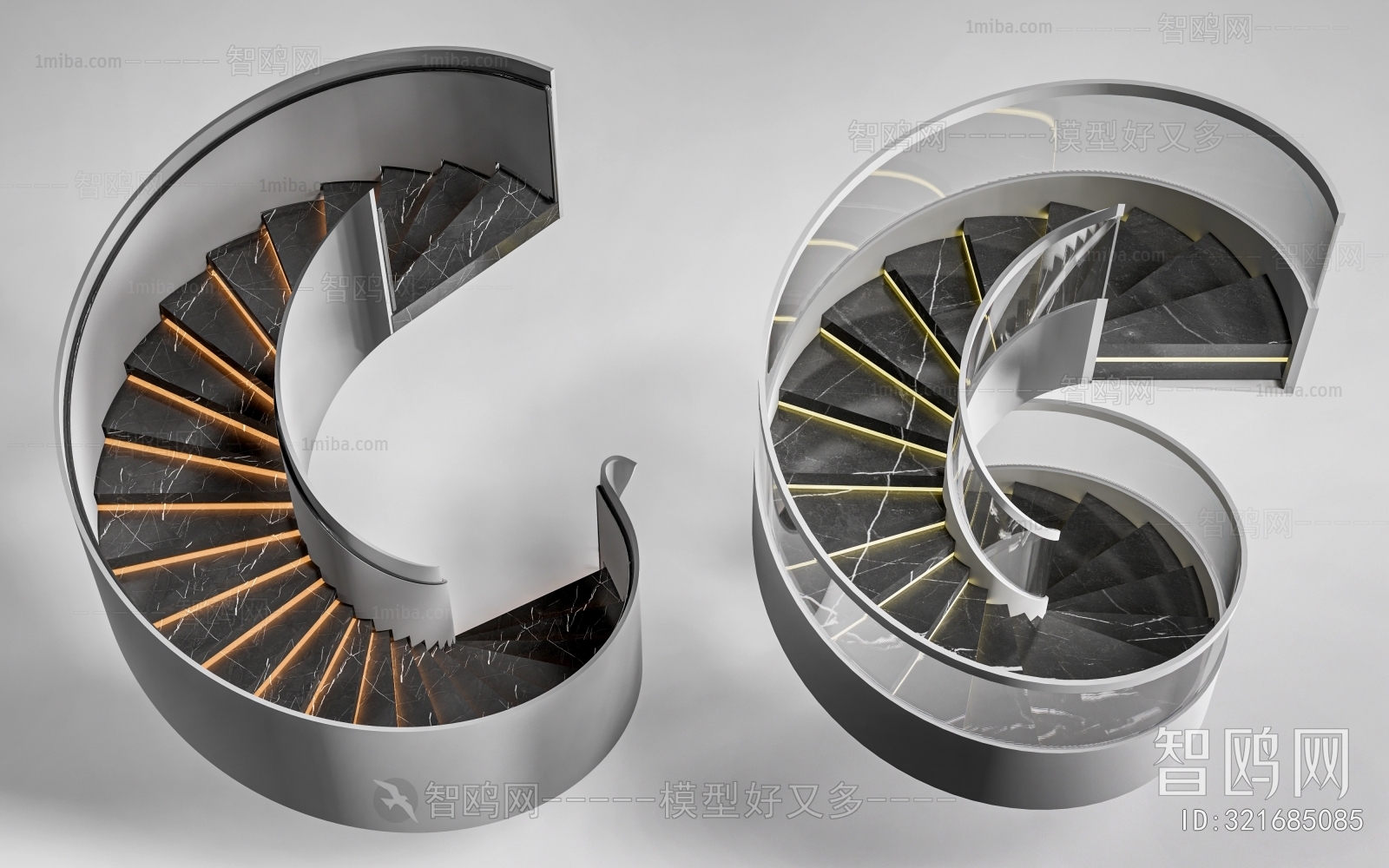 Modern Rotating Staircase