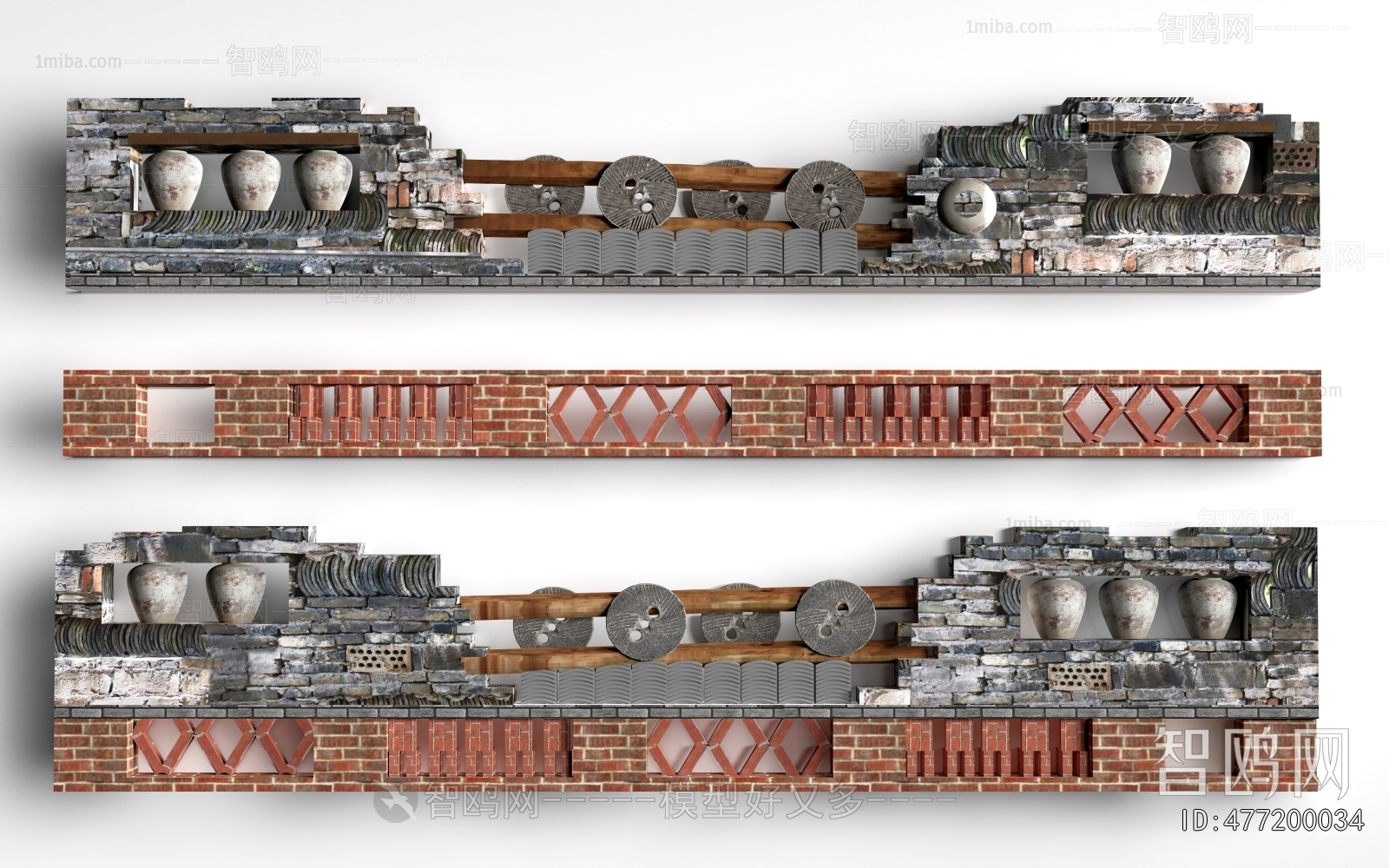 New Chinese Style Landscape Wall