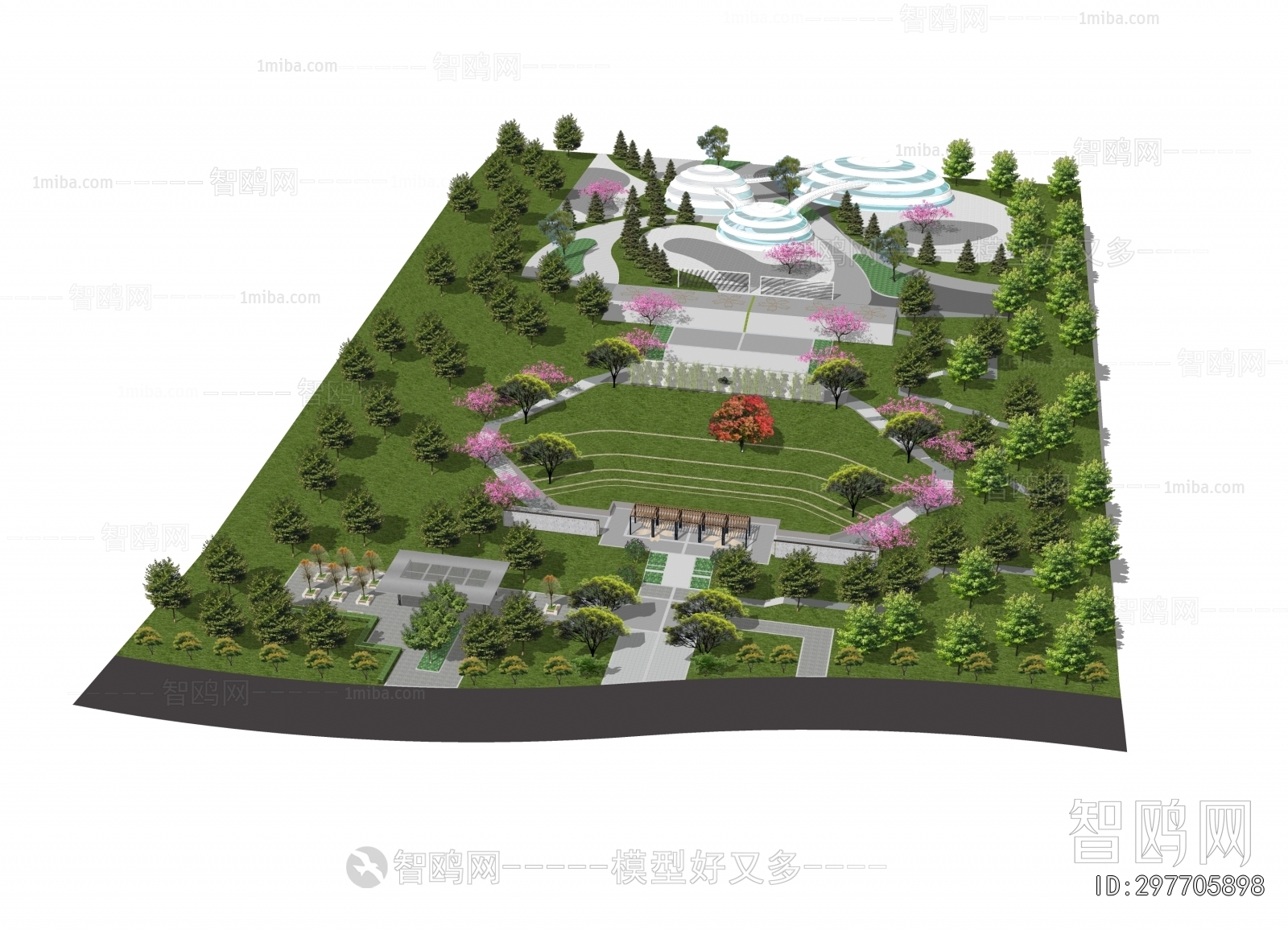 Modern Park Landscape