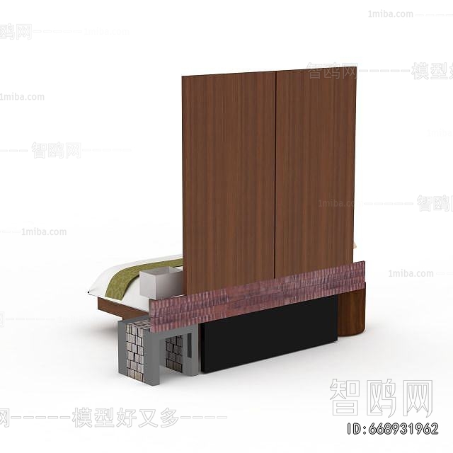 New Chinese Style Double Bed