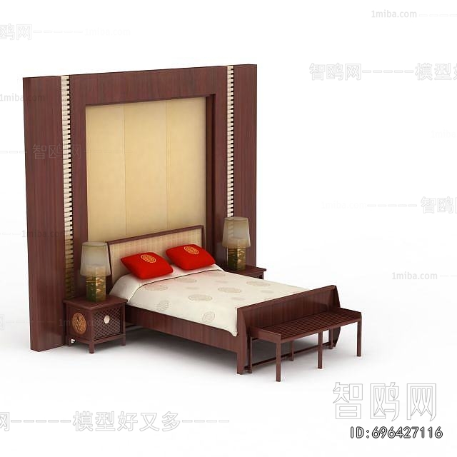 Chinese Style Double Bed