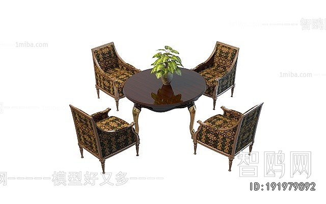 European Style Leisure Table And Chair