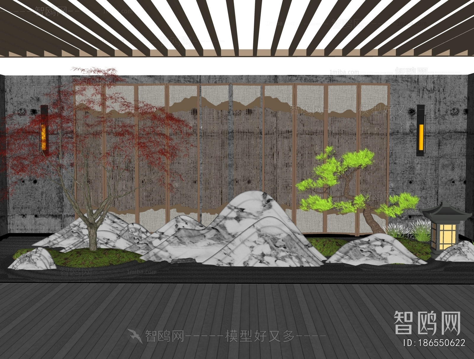 Japanese Style Courtyard/landscape