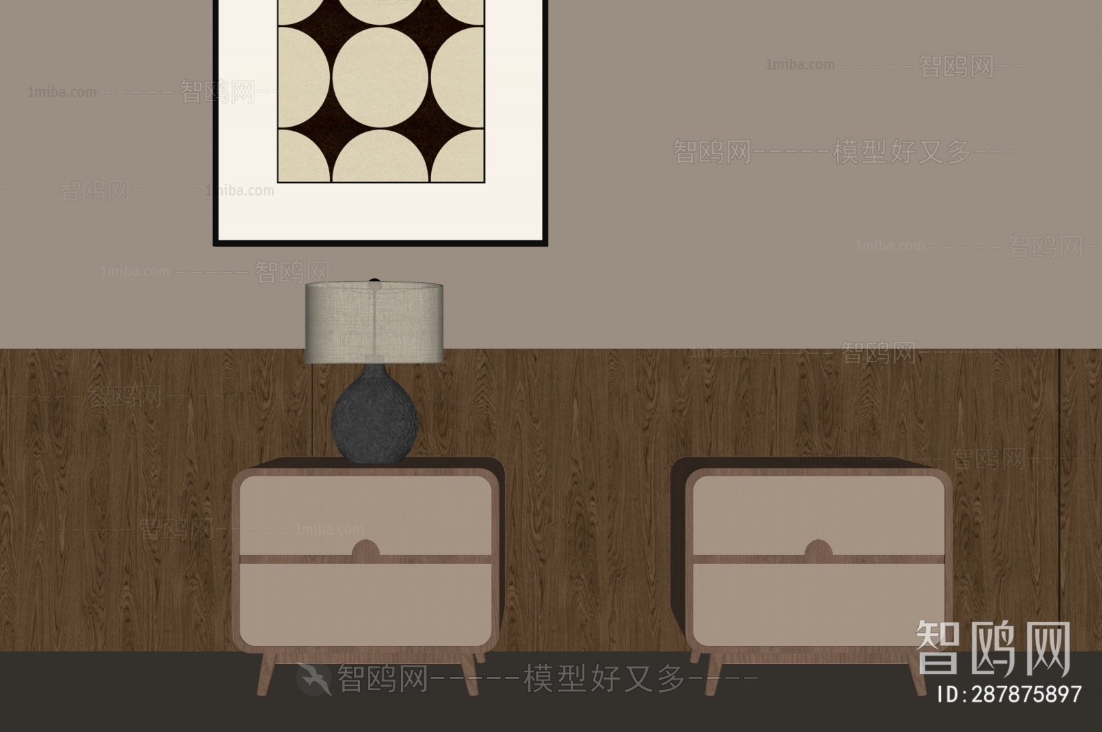 Modern Bedside Cupboard