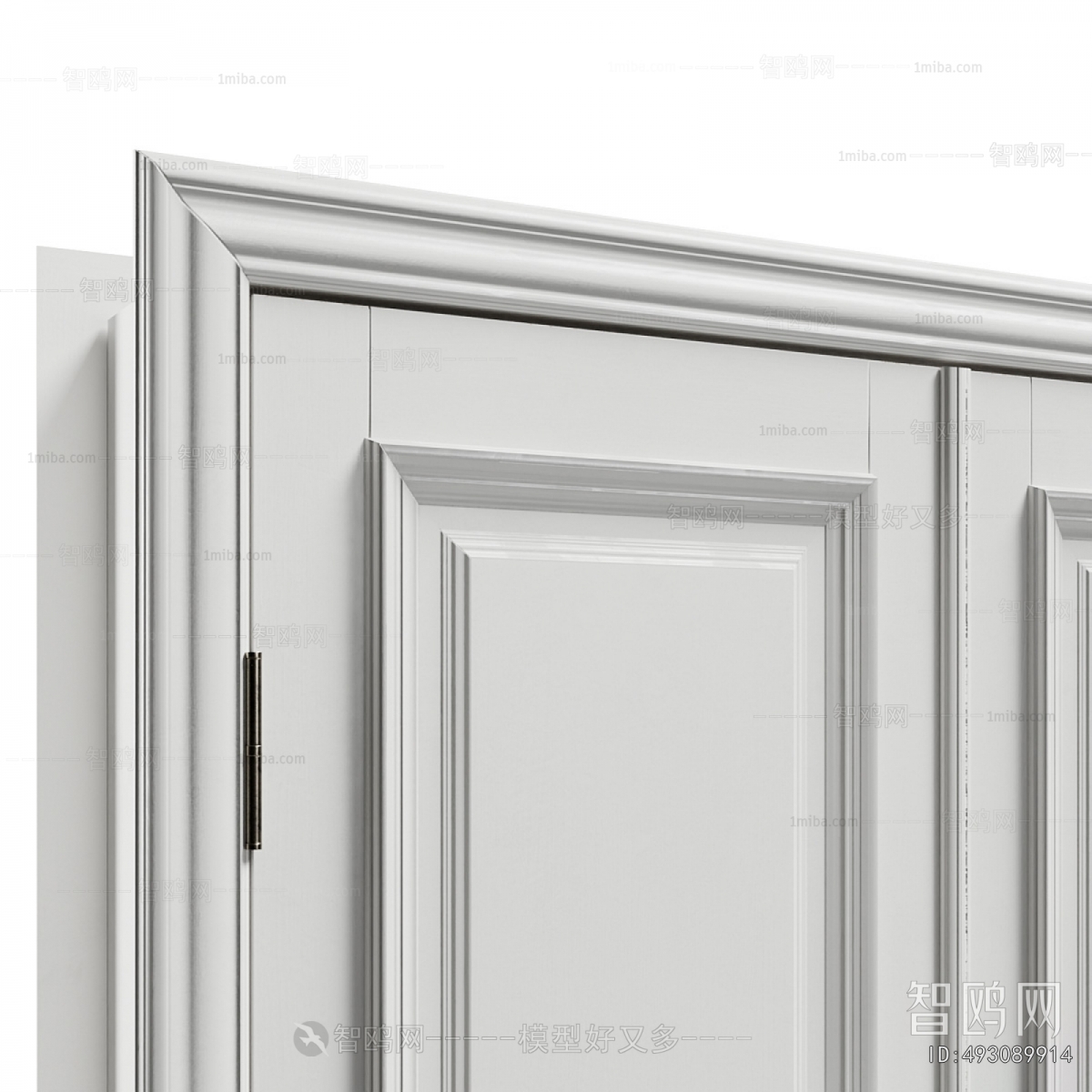 Simple European Style Double Door