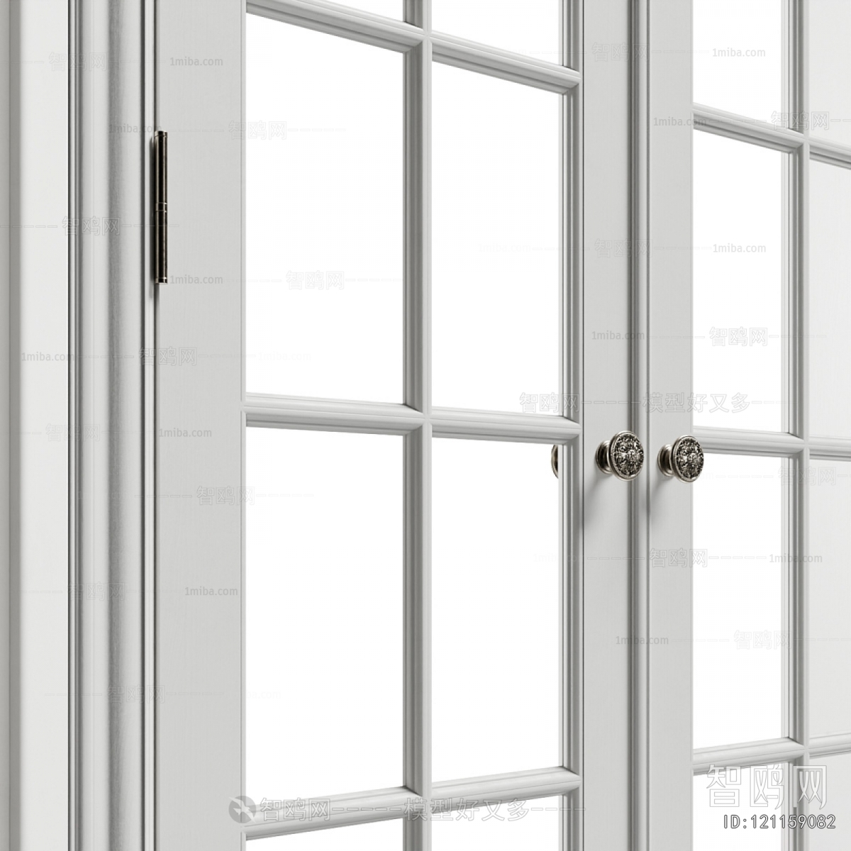 Simple European Style Double Door