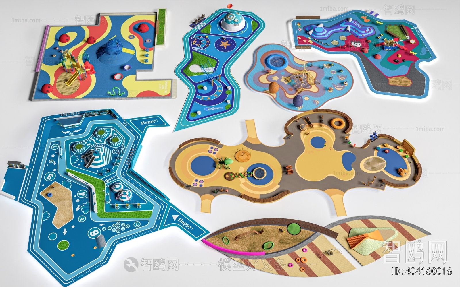 Modern Park Landscape