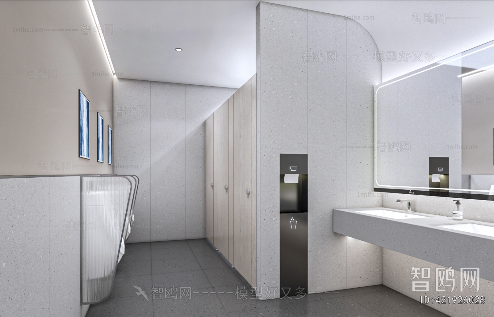 Modern Public Toilet