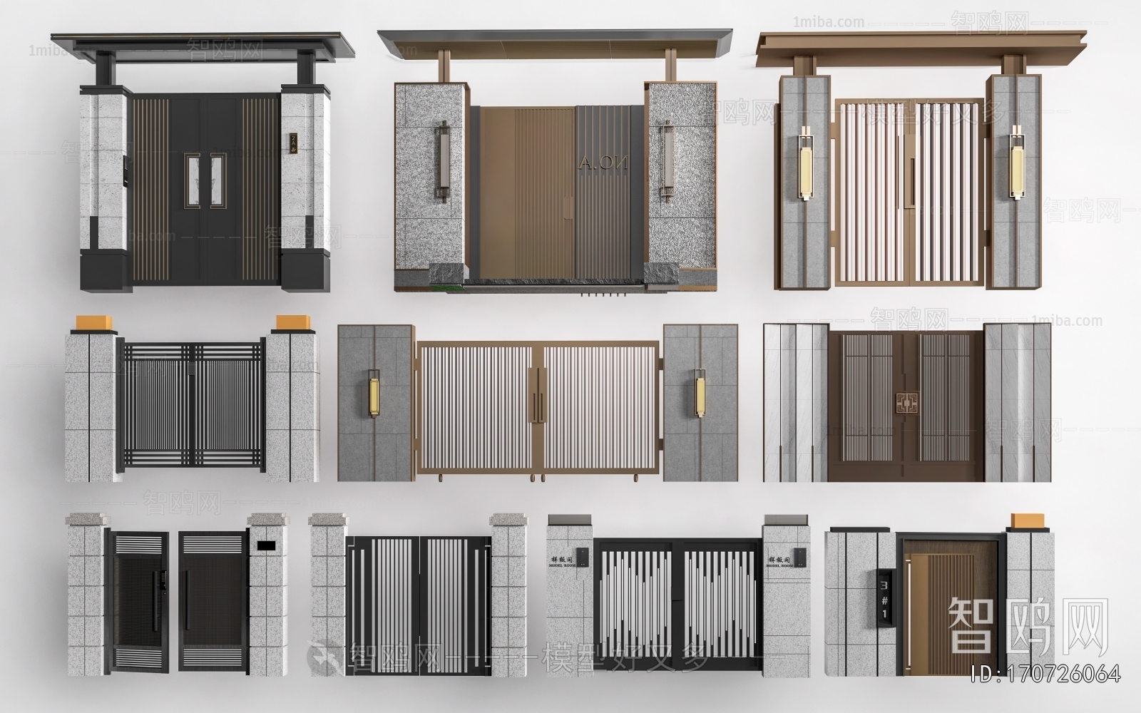 New Chinese Style Gate