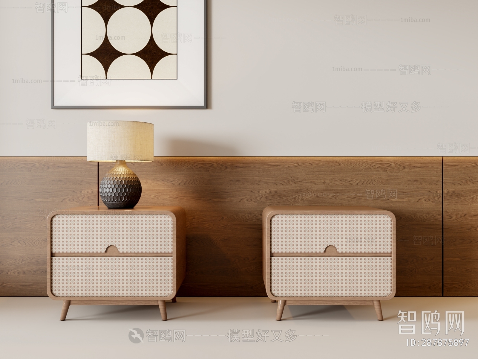 Modern Bedside Cupboard