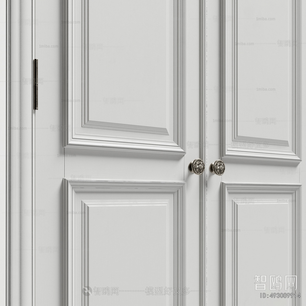 Simple European Style Double Door