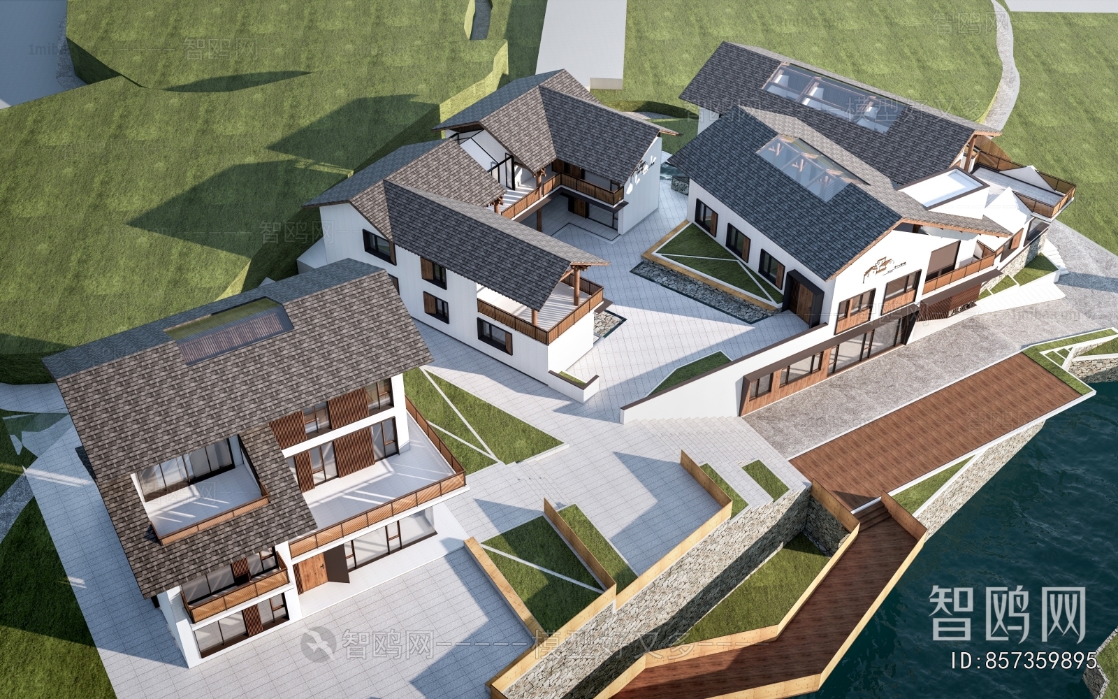 New Chinese Style Building Appearance