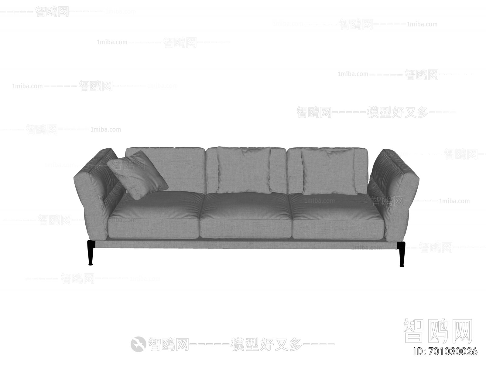 Modern Three-seat Sofa