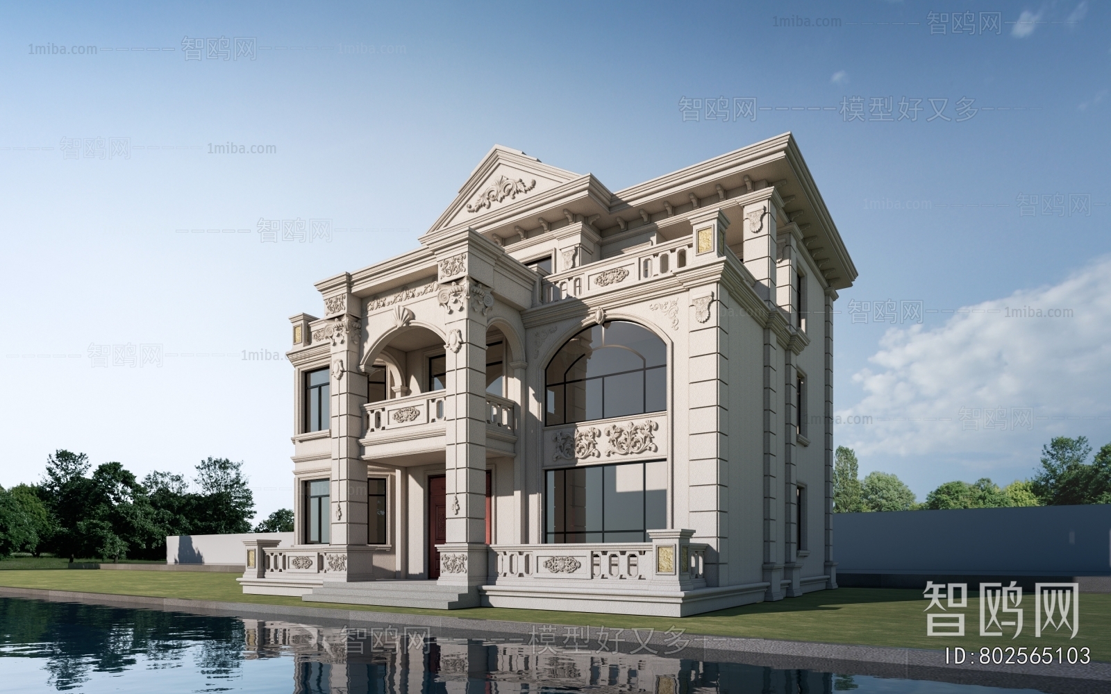 Simple European Style Detached Villa