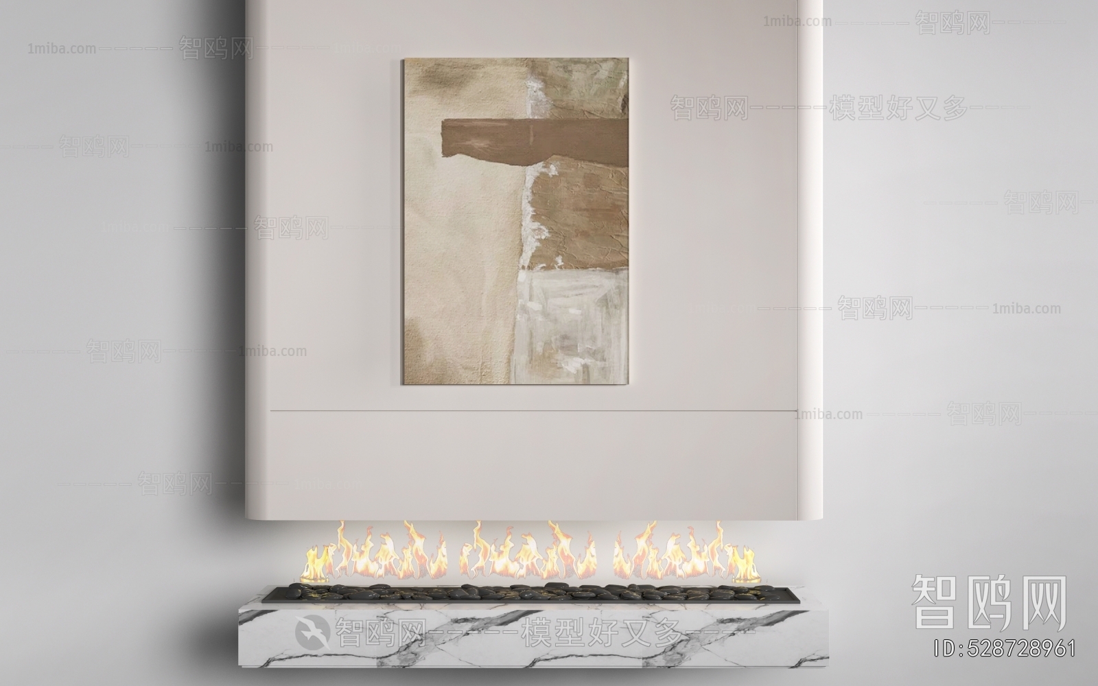 Modern Electronic Fireplace