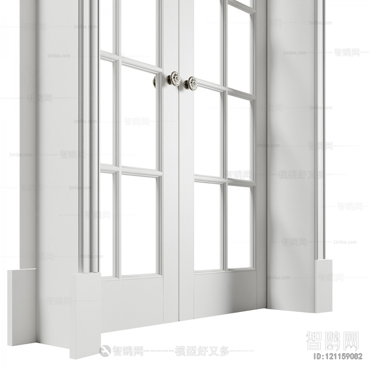 Simple European Style Double Door