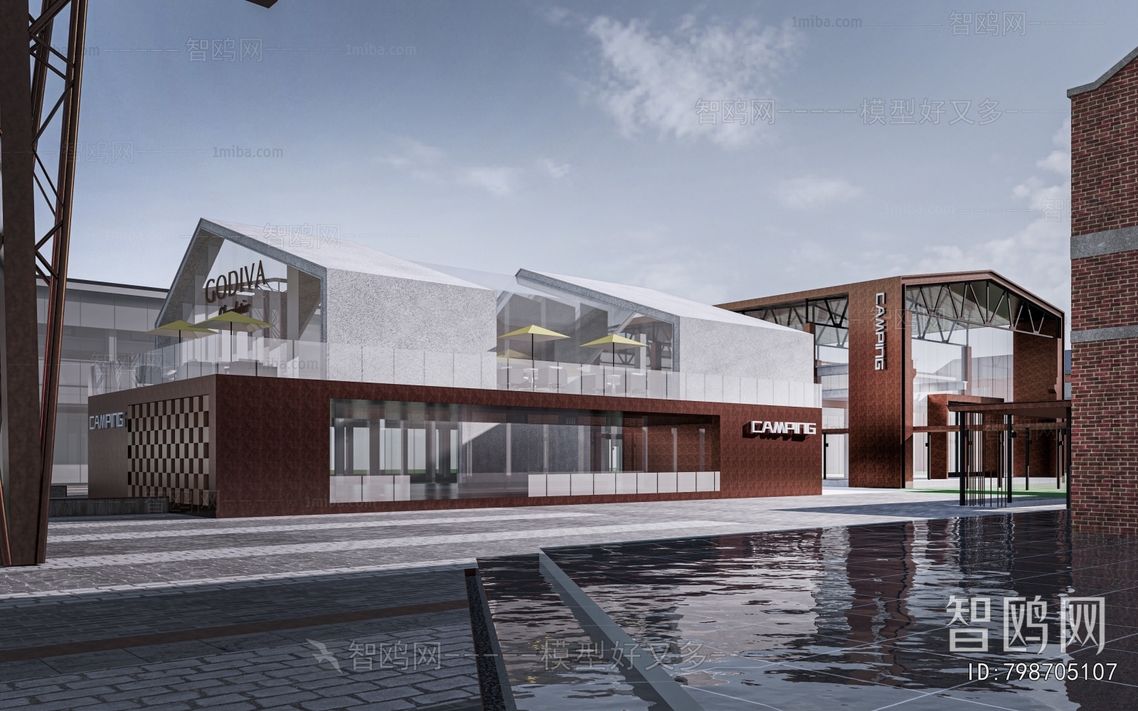 Modern Appearance Of Commercial Building