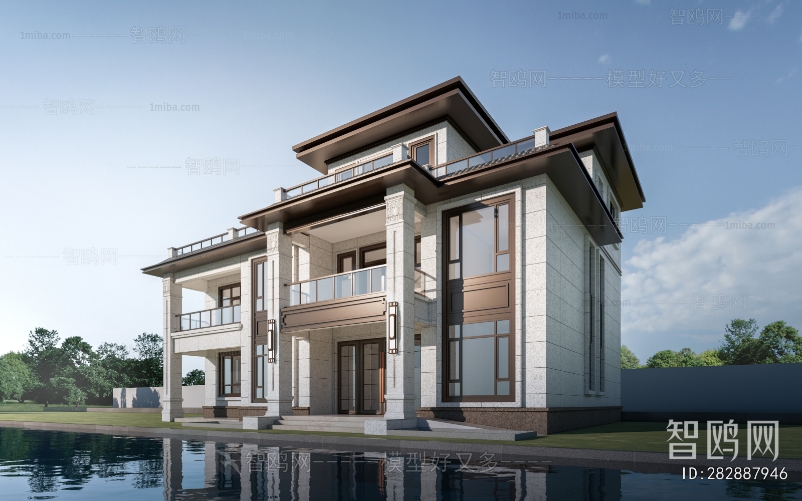 New Chinese Style Detached Villa